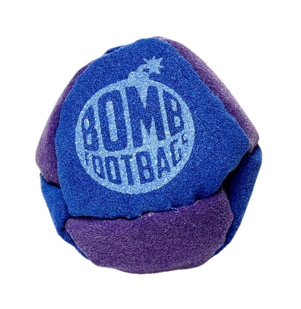🔥Bomb Footbags The Grenade V2 Hacky Sack Footbag Blue/Purple NWT🔥